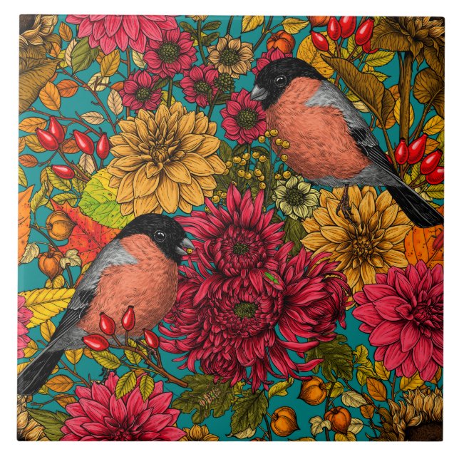 Azulejo De Cerâmica Outono 3 (Frente)