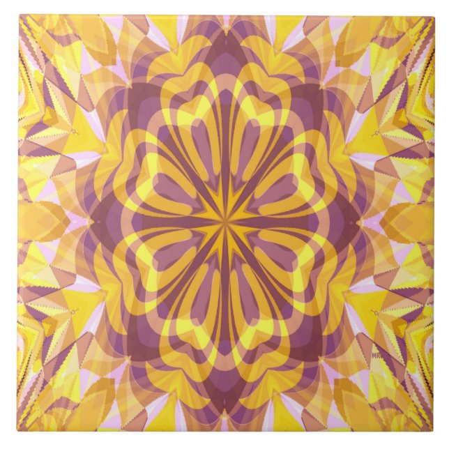 Azulejo De Cerâmica Outono Divertido... (Frente)
