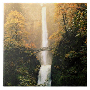 Azulejo De Cerâmica outono em Multnomah Falls, OU
