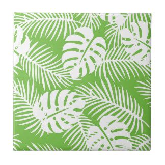 Azulejo De Cerâmica outono tropical, padrões de folhas de verão