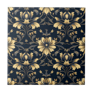 Azulejo De Cerâmica Owen Jones inspirou Art Nouveau Floral Patterno