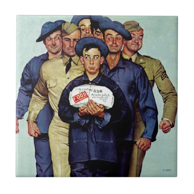 Azulejo De Cerâmica Pacote de Willie Gillis da casa (Frente)