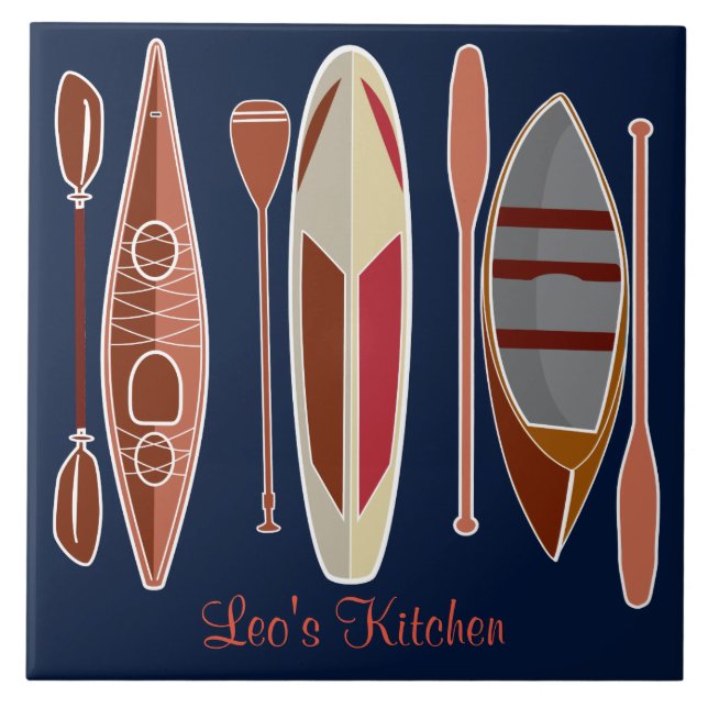 Azulejo De Cerâmica Paddle Passion (Frente)