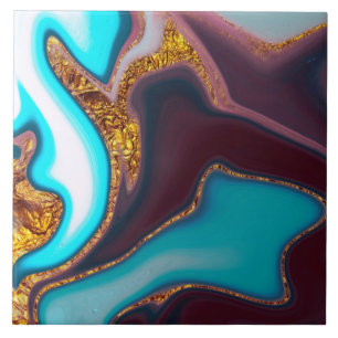 Azulejo De Cerâmica padrão abstrato.