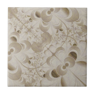 Azulejo De Cerâmica padrão abstrato beige