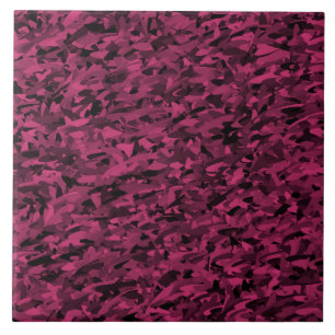 Azulejo De Cerâmica Padrão Abstrato Preto Rosa