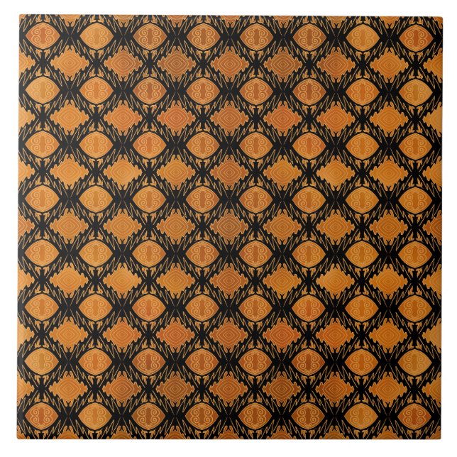 Azulejo De Cerâmica padrão africano (Frente)