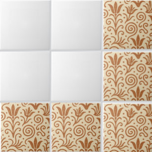 Azulejo De Cerâmica Padrão Antigo Inspirado na Idade do Bronze Egeu Mi