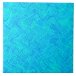 Azulejo De Cerâmica Padrão Azul de Mármore