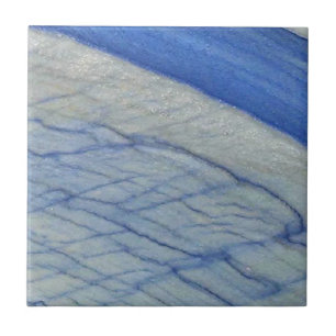 Azulejo De Cerâmica Padrão Azul Macaubas Marble 5