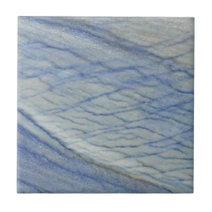 Azulejo De Cerâmica Padrão Azul Macaubas Marble 7