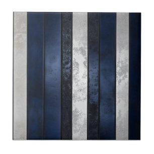 Azulejo De Cerâmica Padrão Azul Marinho