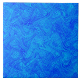 Azulejo De Cerâmica Padrão Azul Mármore