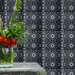 Azulejo De Cerâmica Padrão Azul Preto Floral Com Motifs De Arte Folcló<br><div class="desc">Azulejo cerâmico refinado, meticulosamente preparado para exibir um design rico que entrelinha elementos florais com motivos de arte folclórica encantadores. Os intrincados padrões, arranjados com mestria numa mistura harmoniosa de matizes pretas, azuis e brancas, criam uma tapeçaria visual cativante que adiciona uma aura de elegância a qualquer espaço. Melhore seu...</div>