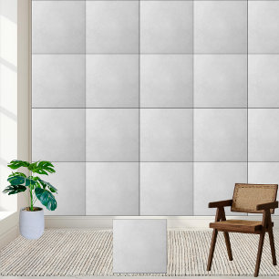 Azulejo De Cerâmica Padrão Botânico Floral de Fosco Branco