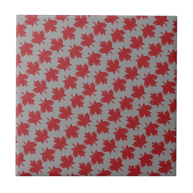 Azulejo De Cerâmica Padrão canadense (Frente)