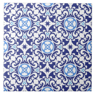Azulejo De Cerâmica Padrão Clássico Antigo Boho