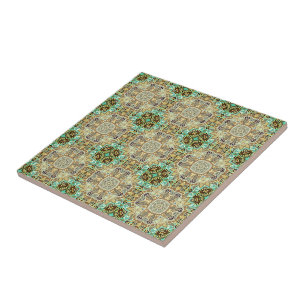 Azulejo De Cerâmica Padrão Clássico - Vintage Retroativa - Exclusivo