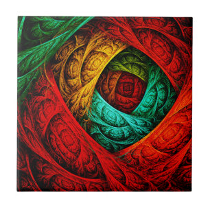 Azulejo De Cerâmica Padrão Colorido de Arte Moderna Abstrato artística
