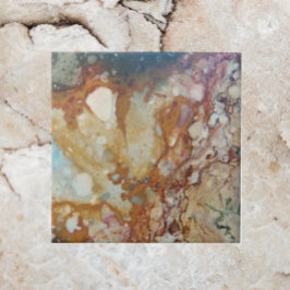 Azulejo De Cerâmica Padrão Colorido de Pedra do Jasper