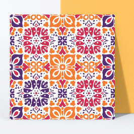 Azulejo De Cerâmica Padrão Colorido Moderno Decor Doméstico Floral