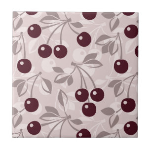 Azulejo De Cerâmica Padrão com Cherries 2