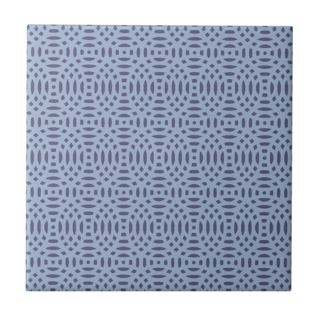 Azulejo De Cerâmica padrão contínuo de formas circulares (Frente)