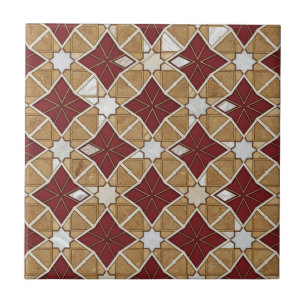 Azulejo De Cerâmica Padrão contínuo de mosaico Zellige marroquino de l