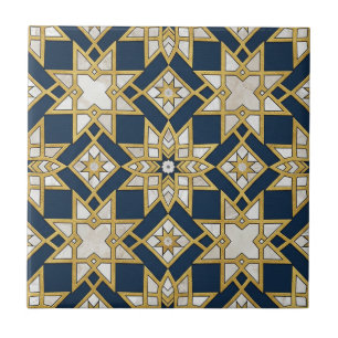 Azulejo De Cerâmica Padrão contínuo de mosaico Zellige marroquino de l