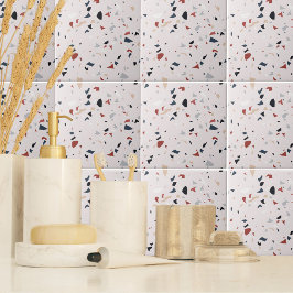 Azulejo De Cerâmica Padrão contínuo moderno de terrazzo italiano abstr