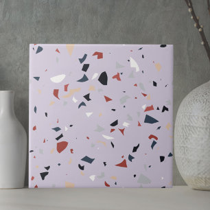 Azulejo De Cerâmica Padrão contínuo moderno de terrazzo italiano abstr