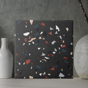 Azulejo De Cerâmica Padrão contínuo moderno de terrazzo italiano abstr