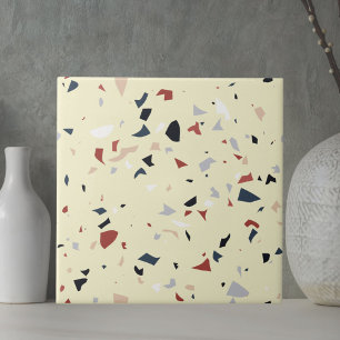 Azulejo De Cerâmica Padrão contínuo moderno de terrazzo italiano abstr