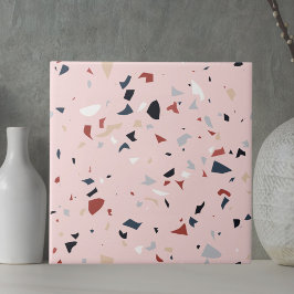 Azulejo De Cerâmica Padrão contínuo moderno de terrazzo italiano abstr