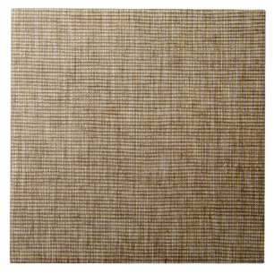 Azulejo De Cerâmica padrão da natureza do burlap