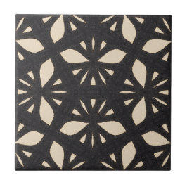 Azulejo De Cerâmica padrão das folhas botânicas abstrato modernas