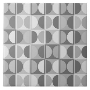 Azulejo De Cerâmica Padrão de Abstrato Geométrico Moderno do meio sécu