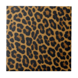 Azulejo De Cerâmica Padrão de Animal de Pele de Leopardo