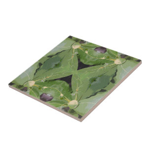 Azulejo De Cerâmica Padrão de árvore de amêndoa