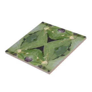 Azulejo De Cerâmica Padrão de árvore de amêndoa