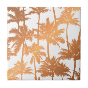 Azulejo De Cerâmica Padrão de Árvore Palm