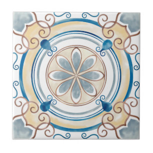 Azulejo De Cerâmica Padrão de Azulejo de Mandala/Marrocos