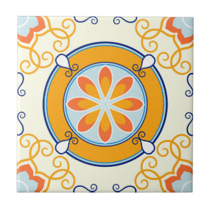 Azulejo De Cerâmica Padrão de Azulejo de Mandala/Marrocos