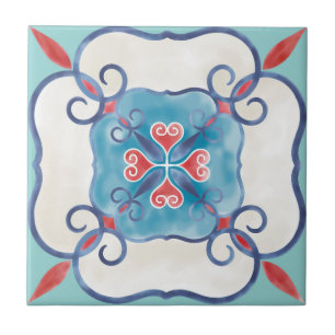 Azulejo De Cerâmica Padrão de Azulejo de Mandala/Marrocos