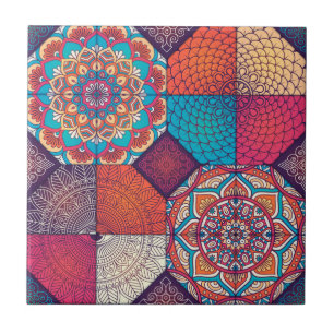 Azulejo De Cerâmica Padrão de Azulejo de Mandala/Marrocos