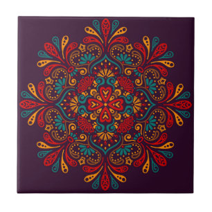 Azulejo De Cerâmica Padrão de Azulejo de Mandala/Marrocos