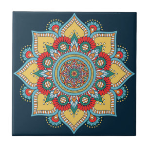 Azulejo De Cerâmica Padrão de Azulejo de Mandala/Marrocos