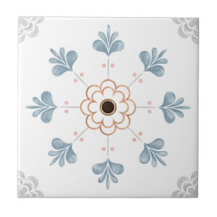 Azulejo De Cerâmica Padrão de Azulejo de Mandala/Marrocos