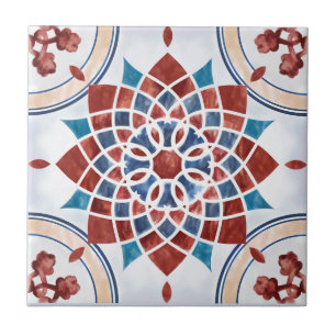 Azulejo De Cerâmica Padrão de Azulejo de Mandala/Marrocos