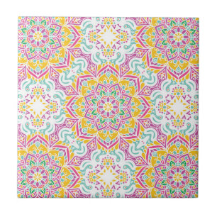 Azulejo De Cerâmica Padrão de Azulejo de Mandala/Marrocos
